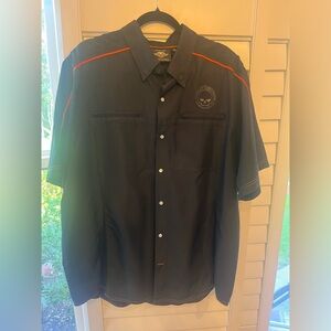 Harley Davidson Button Up
